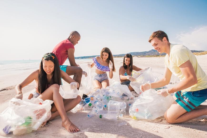 democratunity | Join a Beach Cleanup Day: Help keep beaches clean by participating in a beach cleanup day