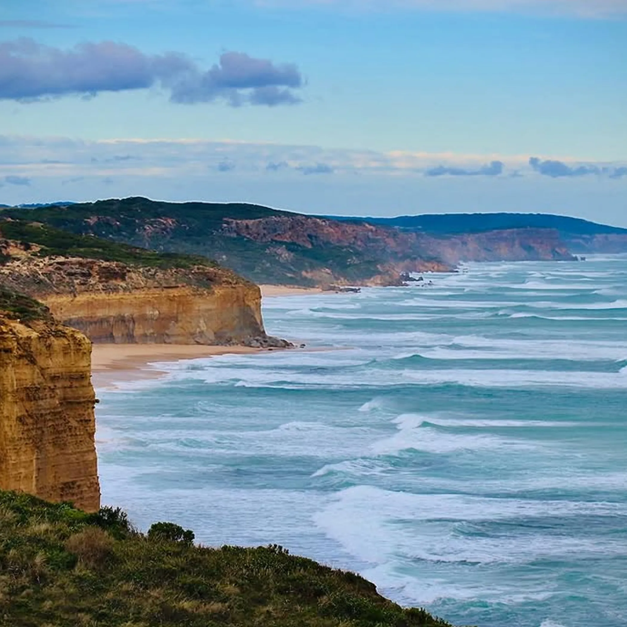 great ocean road coastal scenery