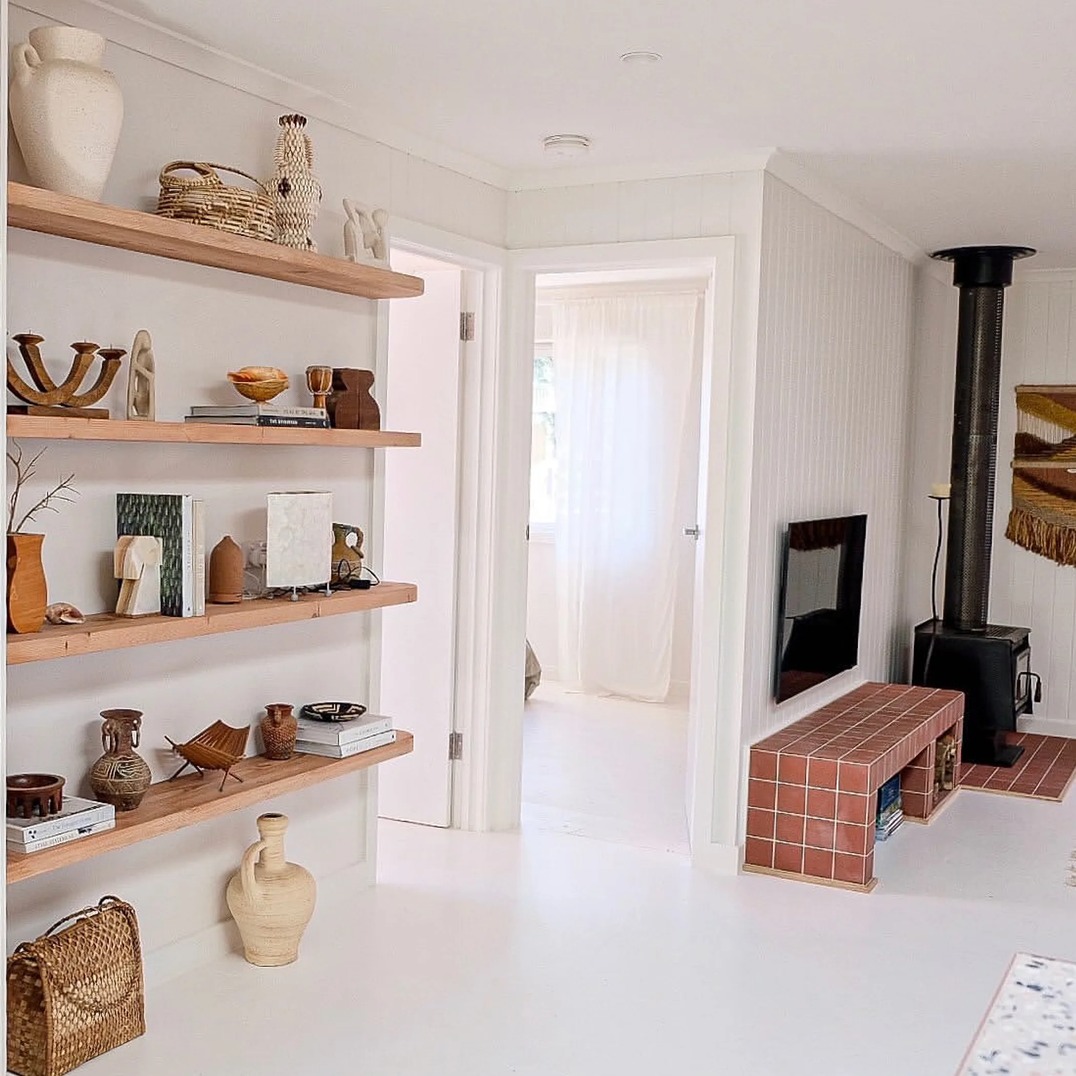 cozy decorated interior space