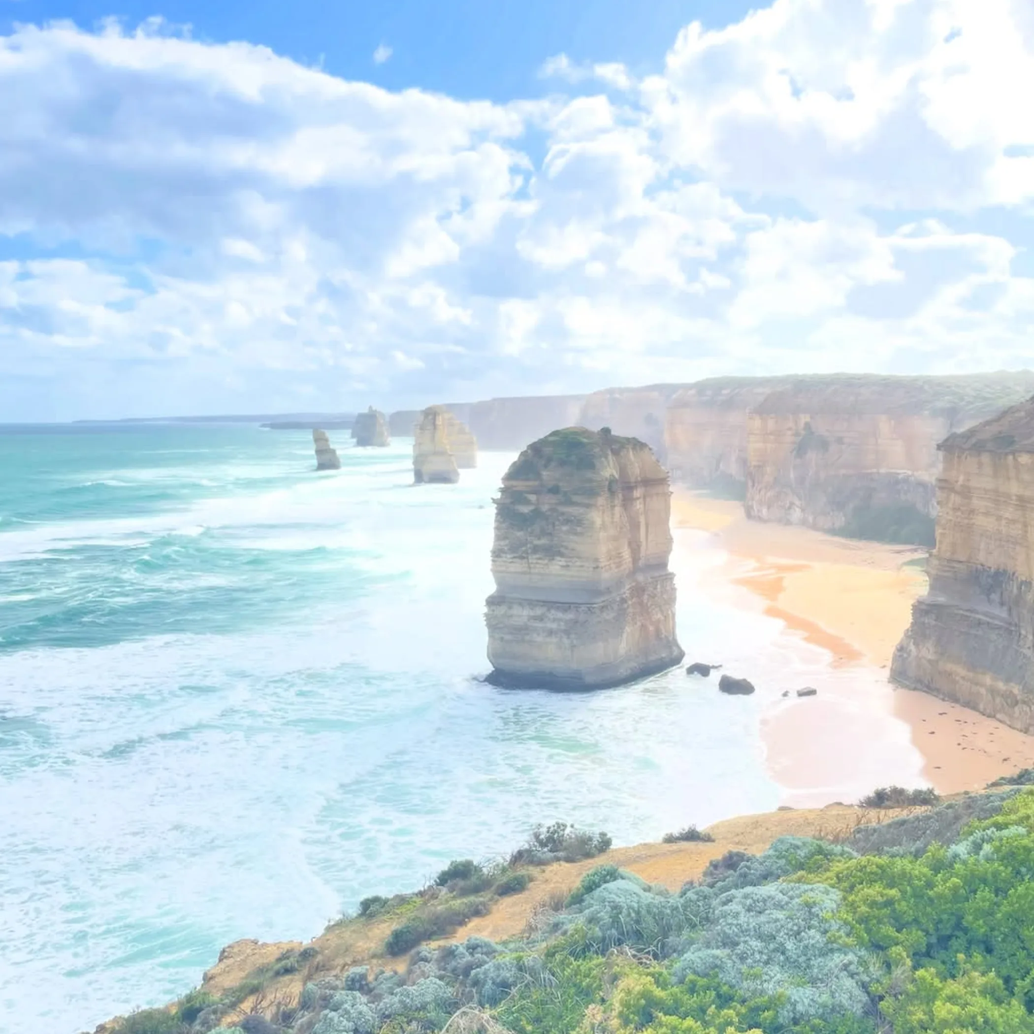 scenic view of 12 apostles cliffs