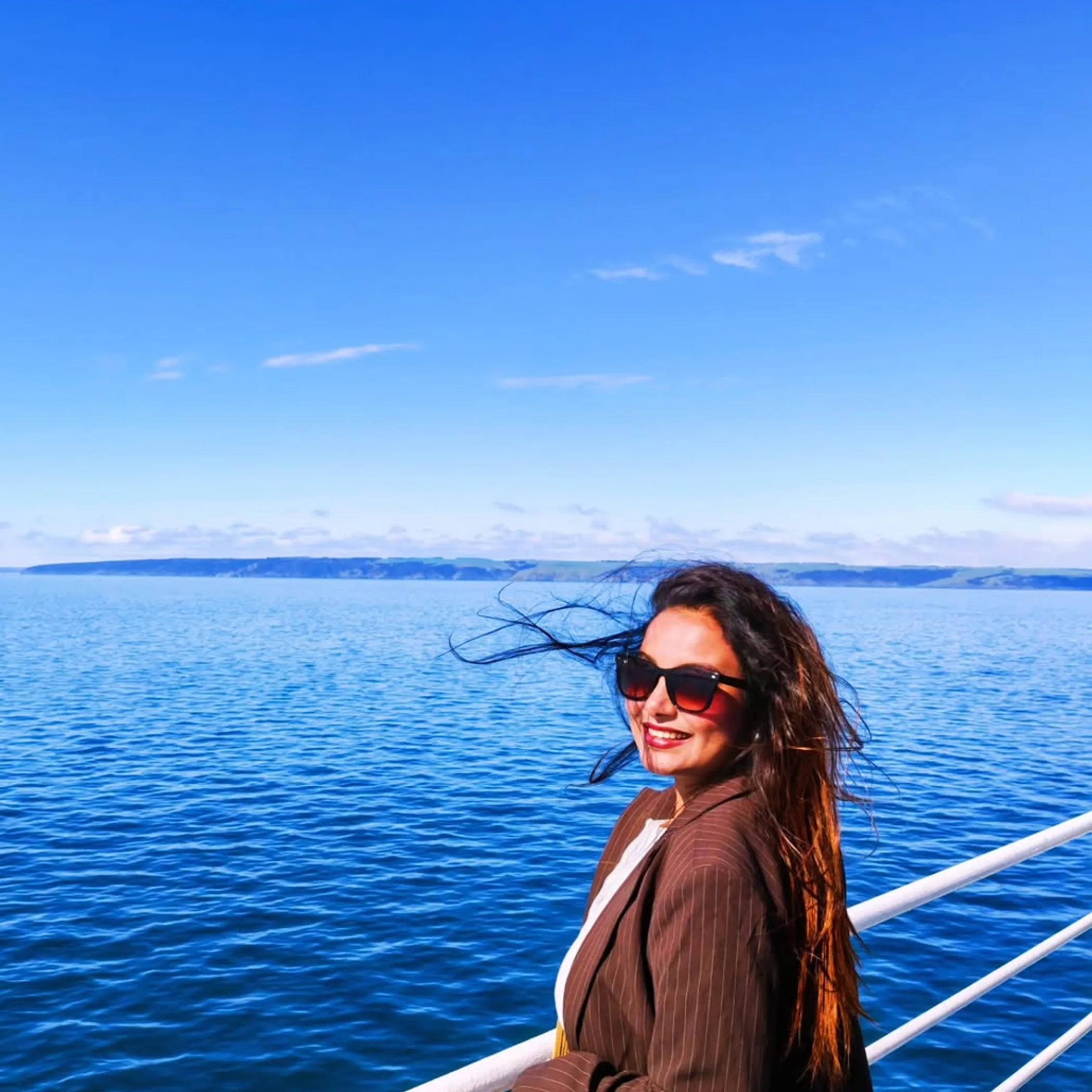 ferry and kangaroo island coastline