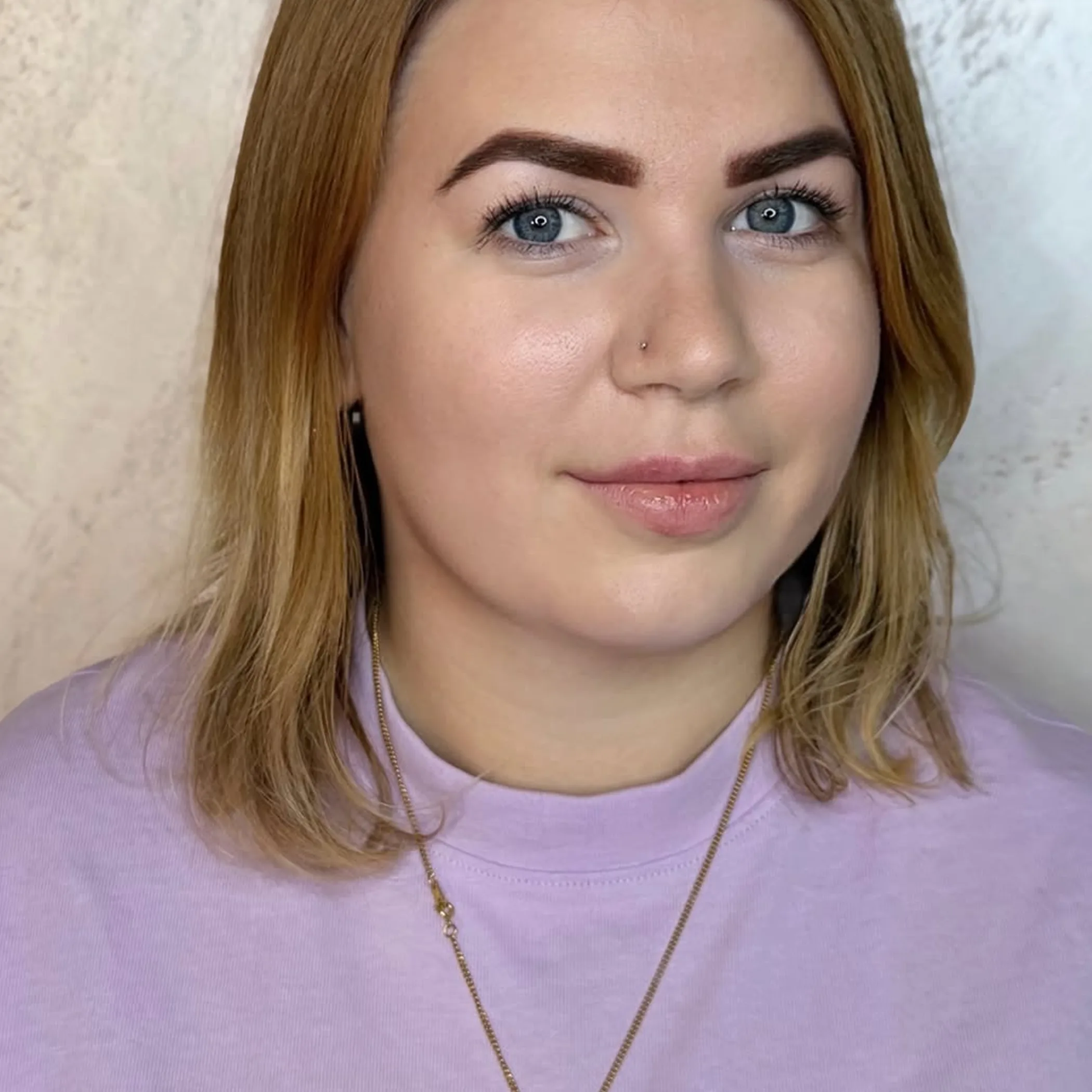 defined permanent makeup brows